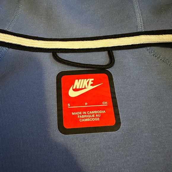Nike Tech Fleece Full-Zip Hoodie *like NEW*BLUE* - Picture 5 of 5